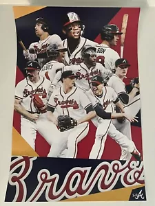 Atlanta Braves 2023 MLB Poster 12x18 - Picture 1 of 1
