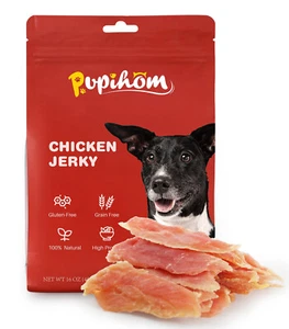Chicken Jerky, Dog Treats, Rawhide-Free, Made with Real Breast, Long-Lasting - Picture 1 of 8