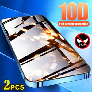 Privacy Screen Protector For iPhone 15 14 13 Pro Max 12 XR 8 Tempered Glass Film - Picture 1 of 14