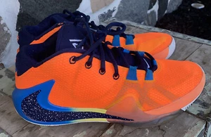 Nike Zoom Freak 1 All Bros. Orange/Blue Size 8 EUC Giannis Jump Basketball - Picture 1 of 9