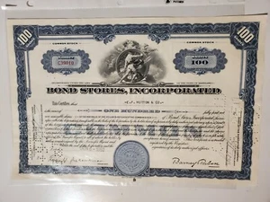 Tiendas de bonos, certificado de acciones incorporadas 6 de junio de 1950 - Imagen 1 de 2