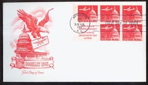 U.S. - Scott C64b - FDC Artmaster 1962 - Pane of 5 + Label - Picture 1 of 1