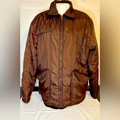 Chaqueta de Invierno Rocawear Puffer Cremallera Marrón Hombre 2XL Foto 1 de 4