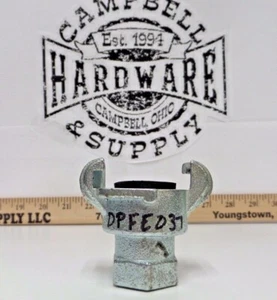 Acoplador de 2 lengüetas universal Crowfoot 3/8" hierro FPT reemplaza a Dixon Air King - Imagen 1 de 5