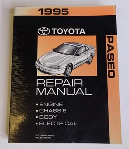 1995 Toyota Paseo Repair Manual OEM Factory Service Book Workshop FSM - Bild 1 von 15