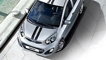 Genuine Kia Picanto 2011 Onwards Black Sporty Decal - 1Y200ADE00BL - Image 1 of 1