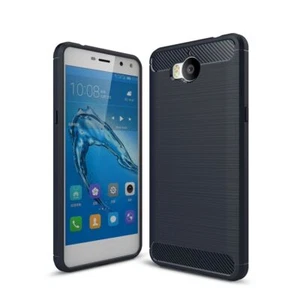 Huawei Y5 2017 Etui Case Komórka Cover Ochrona Pokrowiec Futerał ochronny Bumper Etui Niebieskie - Zdjęcie 1 z 10