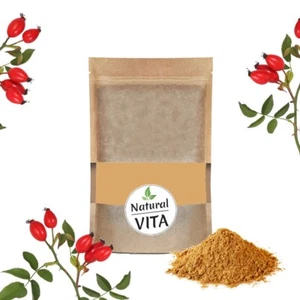 Organic ROSEHIP Powder 100% Pure & Natural Rosa Canina Ground Whole Fruit 200g - Picture 1 of 6