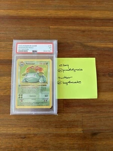 Pokémon Venusaur Base Set 15/102 Holo 1st Edition Holo Rare PSA 5 EX - Picture 1 of 2