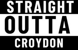 Straight Outta CREDON Kühlschrankmagnet - Bild 1 von 2