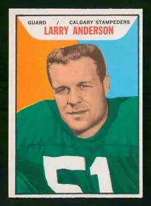 Larry Anderson 1965 Topps CFL 65 No 16 Excelente 19399 - Imagen 1 de 2