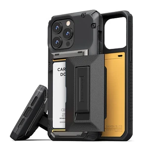 For Apple iPhone 15/Pro/ Max/Plus Wallet Case Kickstand VRS [Damda Glide Hybrid] - Picture 1 of 15