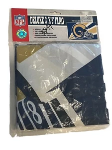 NEW NFL St. Louis Rams Flag 3’x5’ Helmet Design By Fremont Die Indoor/Outdoor - Picture 1 of 4