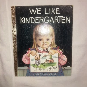 A Little Golden Book We Like Kindergarten (1965) Hardcover Western Publishing - Picture 1 of 4