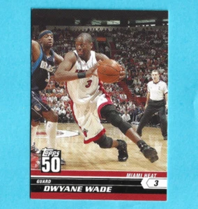 Dwyane Wade 2007-08 Topps #6 50th Anniversary Miami Heat - Picture 1 of 1