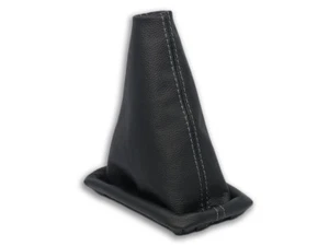 PARA TOYOTA COROLLA E12 2002-2006 FUNDA PALANCA DE CAMBIOS CUERO COSTURAS GRIS - Imagen 1 de 4