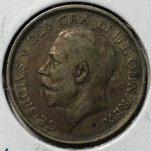 1920 Great Britain King George 1 Shilling Silver Coin - Picture 1 of 2
