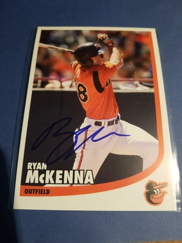 Ryan McKenna Baltimore Orioles Autographed Postcard 2019 fan Fest Card Cover