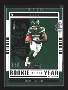 2021 Panini Contenders ROTY Contender #ROY-EMO Elijah Moore    New York Jets
