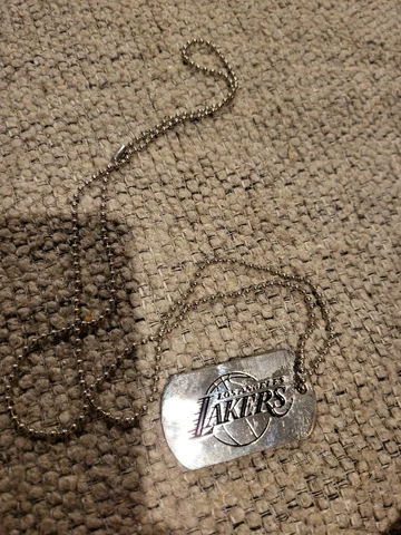 Los Angeles Lakers Dog-tag Necklace - New - NBA - Basketball Cover