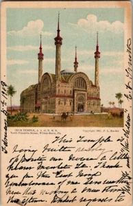 1908. TEMPIO DI IREM. WILKES BARRE, PA. CARTOLINA SC28 - Foto 1 di 2
