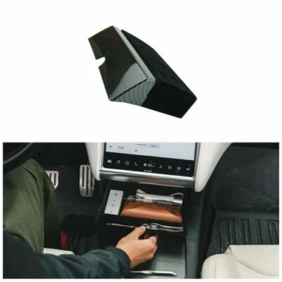 Estuche organizador de caja de almacenamiento consola central para automóvil Tesla Model X Model S 2012-18 Foto 1 de 4