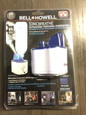 Bell and Howell Sonic Breathe Ultrasonic Personal Humidifier Portable - Image 1 of 2