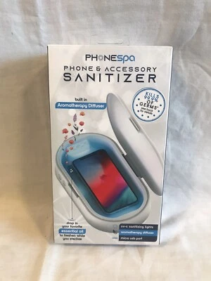 TOTALMENTE NUEVO Teléfono PhoneSpa y Accesorio Difusor de Aroma UV-C ENVÍO RÁPIDO Foto 1 de 2
