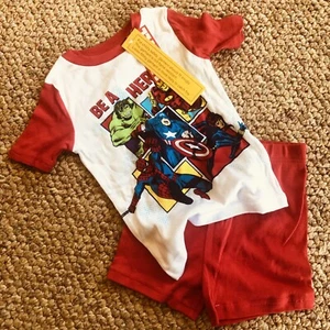 Boys PJ's 6 Marvel characters New w/Tags - Picture 1 of 4