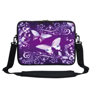 Neoprene Laptop Bag w Hidden Handle & Shoulder Strap Fit Chromebook 11.6" 767 - Picture 1 of 3