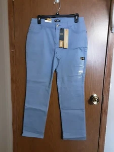 Lee #18 Classic Women's Jeans Straight Leg Stretch Periwinkle Sz 10 NWT - Bild 1 von 12