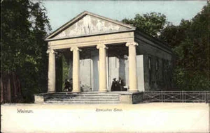 WEIMAR ~1900/10 Partie am Römischen Haus, alte Postkarte Thüringen ungelaufen - Picture 1 of 2