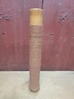 VINTAGE WOODEN TEXTILE MILL SPINDLE SPOOL BOBBIN DIXIE 62 INDUSTRIAL 12 1/2”
