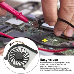 Laptop CPU GPU Cooling Fan 4 Pin Replacement Cooling Fan for  2000 2d09wm - Afbeelding 1 van 12
