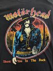 T-shirt de tournée Motorhead "Shoot You In The Back" noir sans jour taille moyenne 