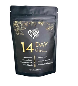 Detox Tea, 14 Servings, Natural Tea - Weight Loss, Immune System, and Metabolism - Picture 1 of 5