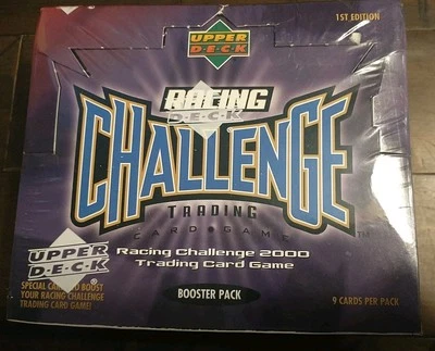 2000 Upper Deck Racing Challenge Booster Box 1st Edition Sealed 24 Pack Sealed - Image 1 of 3