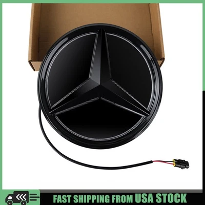 Fit For Mercedes-Benz E-Class Illuminated Black Grill Star Emblem W213 E250 E350 Foto 1 de 4