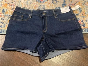 Women’s Jessica Simpson Charmer Denim Shorts - Dark Wash, Size 10/30 - Picture 1 of 2