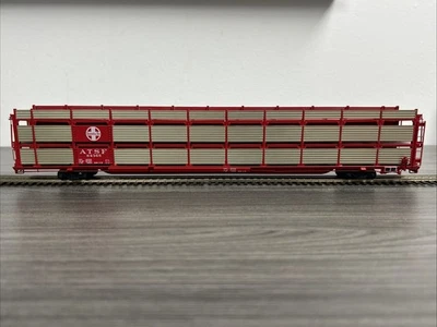 Overland Models HO Brass OMI-1395 Tri-Level Auto Rack ATSF #84345 *Custom/TLC - Image 1 of 4