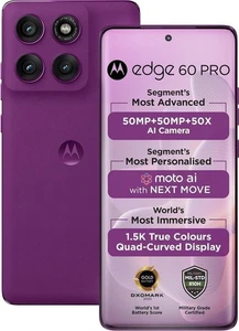 Motorola Edge 60 Pro 5G (Tmobile Mint Tello & Global) 6.7" P-OLED 12+512GB NEW - Picture 1 of 12