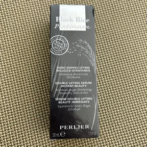 Perlier Black Rice Platinum Double Lifting Serum Instant Beauty 30mL Sealed New - Picture 1 of 7