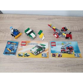 LEGO Creator Set 3 in 1 Firetruck 6911 Race Car 6910 Vehicles Marvel 76063 
