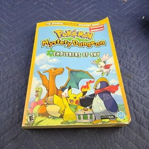 Pokemon Mystery Dungeon Explorers of Sky Official Game Guide Paperback Book - Foto 1 di 4
