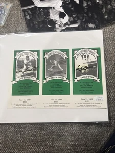 sehr seltene signierte Autogrammkarten frühe Wynn Lew Burdette JSA Warren Spahn - Bild 1 von 2