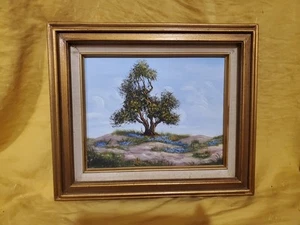 SAN ANTONIO TEXAS ARTIST Vtg. Bluebonnets Landscape Oil Painting Signed Anna - Picture 1 of 22