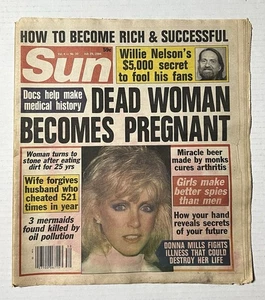 Sun Magazine July 29, 1986 News Tabloid Vol.4 No. 30 Preowned - Imagen 1 de 2