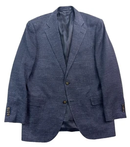 Suitsupply 56R 46R Navy ET Thomas Wool Silk Linen Lazio Blazer Jacket Sport Coat - Picture 1 of 13