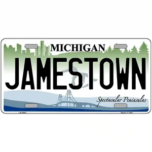Letrero de metal Jamestown Michigan - Imagen 1 de 1