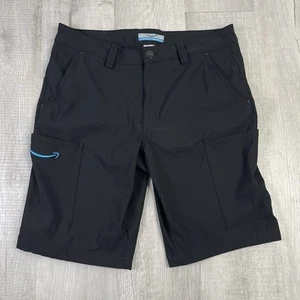 Pantalones Cortos Amazon Para Hombre Grandes 32-34 Negros Luly Yang Bolsillo Carga Funcionando Driver Q - Imagen 1 de 8